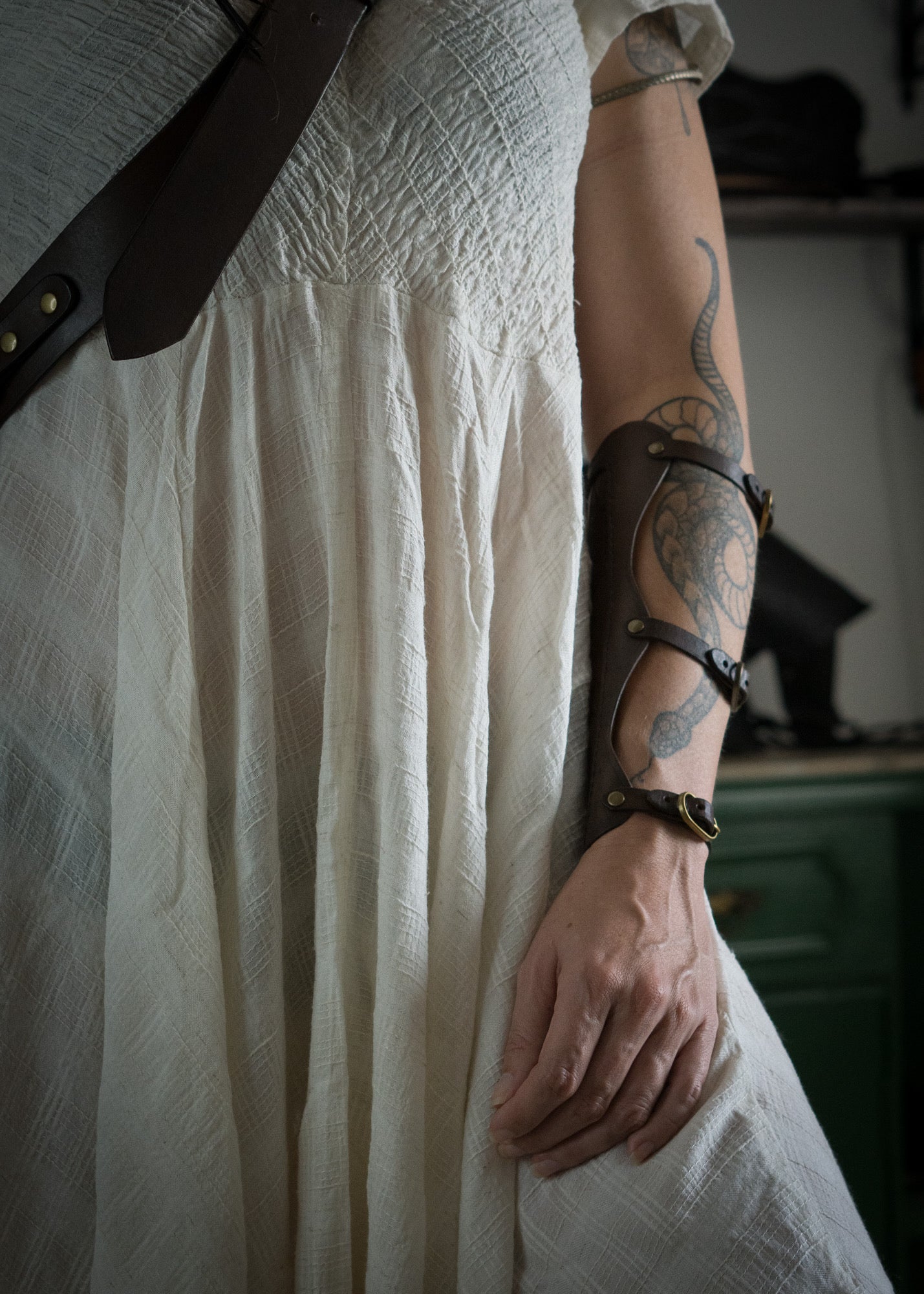 Dragon scale arm guard