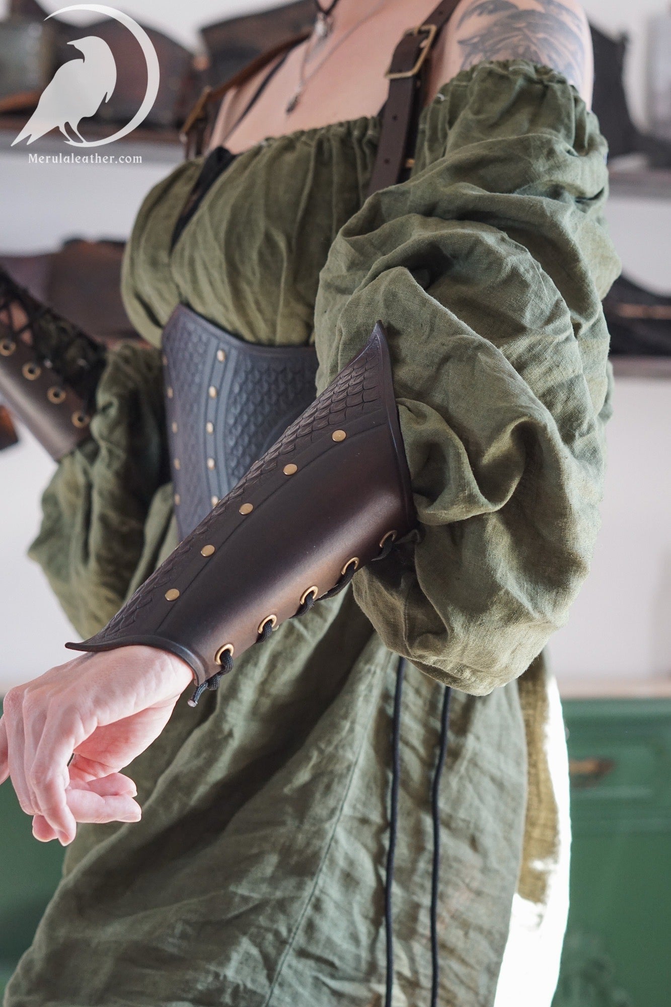 Dragon harness and vambraces